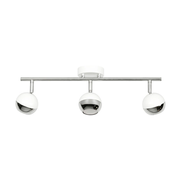 Bianca Lampa Sufitowa 3xGU10 Max.50W Chrom Metal/Biały Metal 2502328