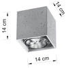 Plafon VALDE , beton, SL.0646