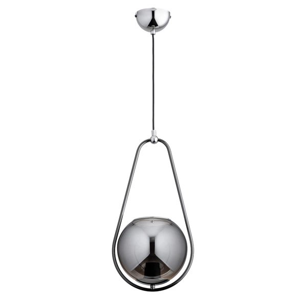 Lampa wisząca ALFA ELIPSA CHROM 1xE27 23cm | 60997