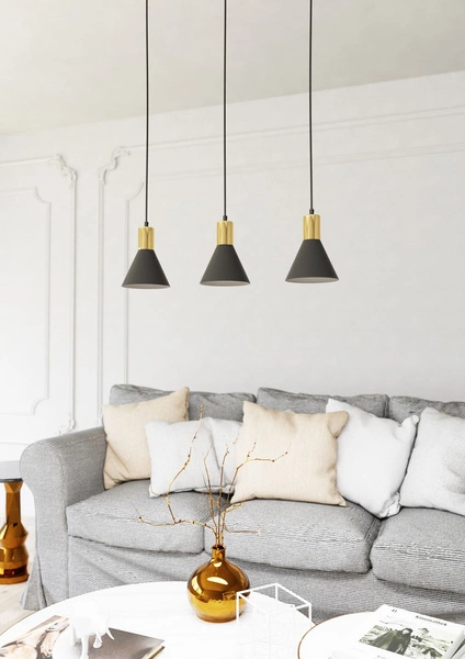 Lampa wisząca Emibig ROSA 3 BL 1388/3