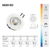 Oprawa wpuszczana MODI RO 10W ciepła 3000K czarny śr. 9,2cm