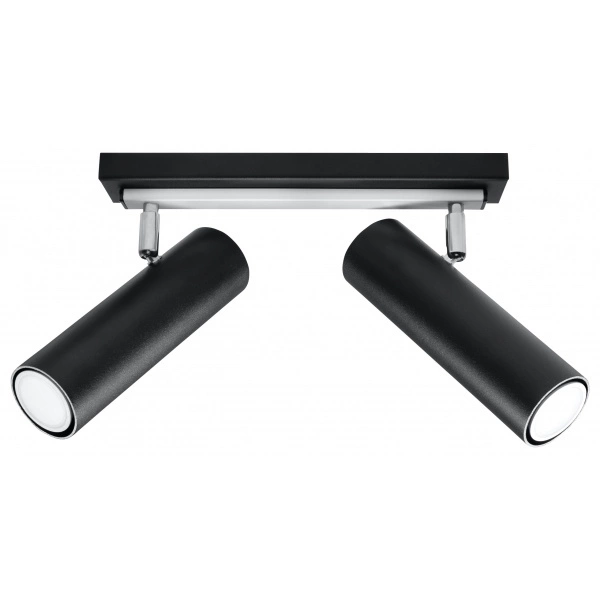 Nowoczesna lampa sufitowa DIREZIONE 2 SL.0500 Czarna 2xGU10