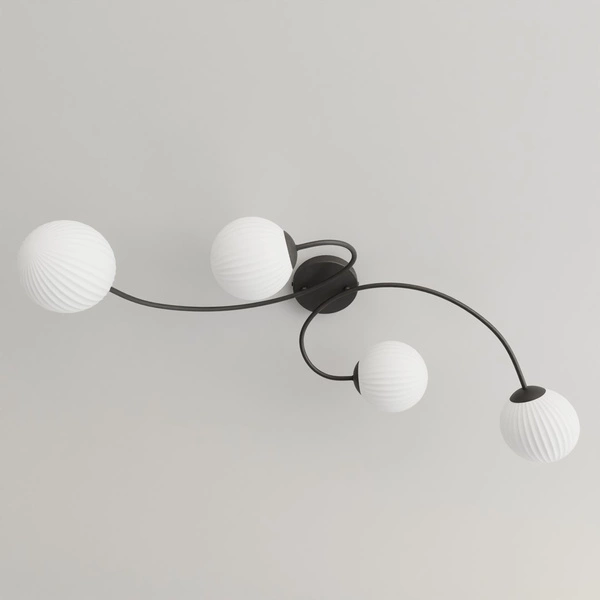 Lampa sufitowa Emibig VIBRA 4 BL OPAL 1398/4