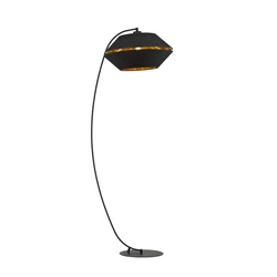 Lampa podłogowa Emibig PIANO LP Czarny/GOLD 1183/LP