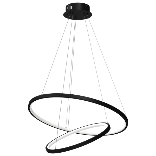 Lampa wisząca ROTONDA , czarna, 51W LED, barwa neutralna 4000K, ML7942