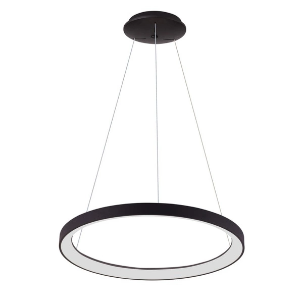 Lampa wisząca Italux Vico 78cm 60W LED barwa zmienna (CCT) | czarny