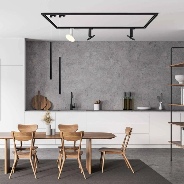 Lampa do szynoprzewodów jednofazowych AQUILION, biała, 12W LED, barwa ciepła 3000K