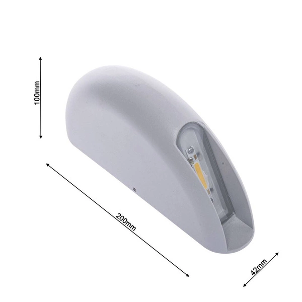 Kinkiet WALL LED na elewację 088