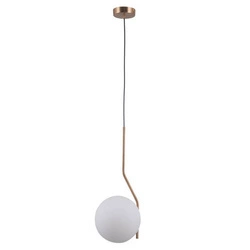 Lampa wisząca CARIMI wys cał. 100cm E27 | mosiądz