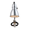 Lampa z zaciskiem PHOTO E27 40W Metal | Srebrny