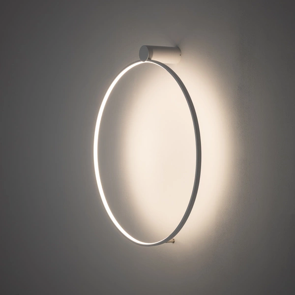 Lampa ścienno-sufitowa CIRCOLO LED M 3000K 21W 660lm szer.60cm wys.13cm CRI>90 | Biały 11603