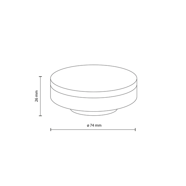 ŻARÓWKA LED GX53 8W 3000 K 18077