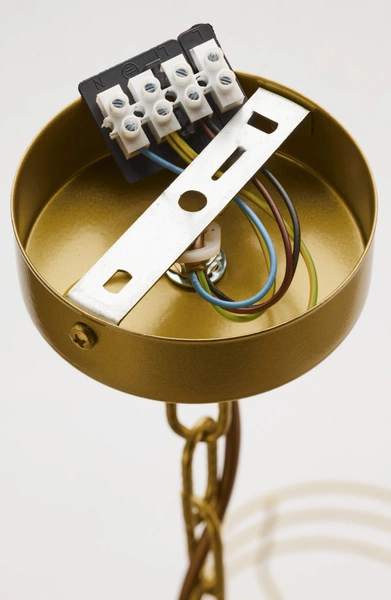 Klasyczny Żyrandol ARTHUR wys. 71cm 3xE27 15W IP20 | złoty połysk