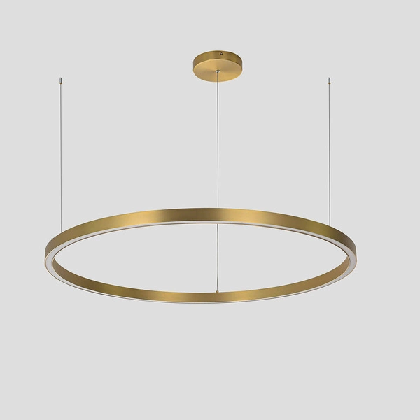 Midway lampa wisząca pierścień mała śr.60 cm 40W | złoty