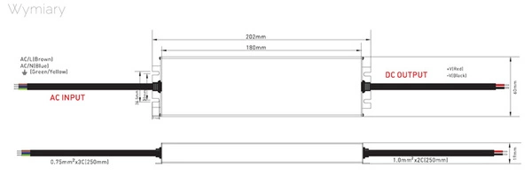 Zasilacz stałonapięciowy PFC IP67 150W MPF-150-24 24v