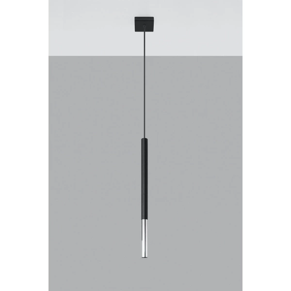 Lampa wisząca MOZAICA 1 SL.0885 czarny/chrom 1xG9