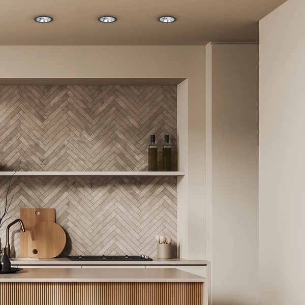 Oprawa podtynkowa Redondo Czarny 1xAR111 GU10