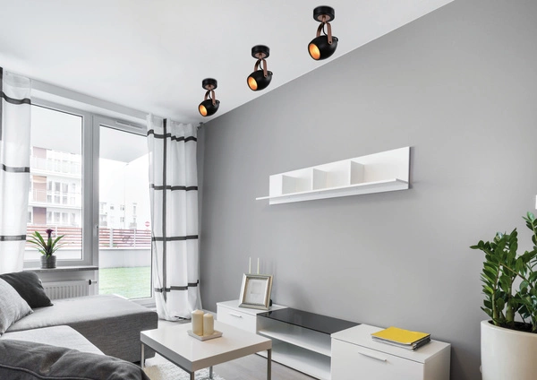 Kinkiet ANICA, 91-81391, czarny/miedziany, 1x40W E14