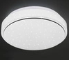 Plafon JASPER, 12-75031, 26 cm, biały/chrom, 12W LED, barwa neutralna 4000K, IP44