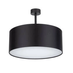 Nowoczesna lampa sufitowa 40cm czarna RONDO 4246 4246