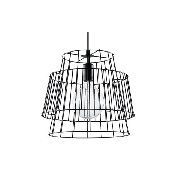 Lampa wisząca GATE, czarna stal, SL.0663