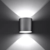 Sollux Kinkiet ORBIS 1 szary 12W LED, SL.0049