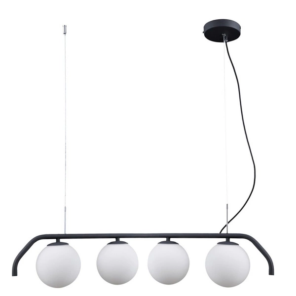 Lampa wisząca CARIMI dł. 90cm 4xG9 | czarny