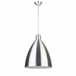 Nowoczesna lampa wisząca CESTA śr 20,5cm | chrom