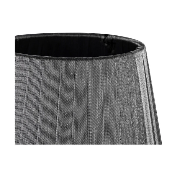 Lampa stołowa Mila Wood 1xE14 Max.25W Drewno brzozowe/Czarny metal/Czarny kabel PVC/Srebrny klosz 7771960