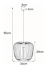 Lampa wisząca K-4101 z serii EDEN