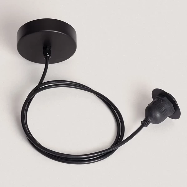 Lampa Wisząca Boho z Włókna Naturalnego Zewnętrzna Abruzzo Paola 50cm E27