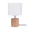 Trongo Round Lampa Stołowa 1xE27 Max.25W Dąb Olejowany/Antracyt/Biały 7081174