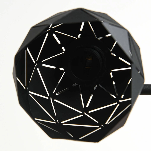 Nowoczesny spot sufitowy czarny REUS 3 pkt.