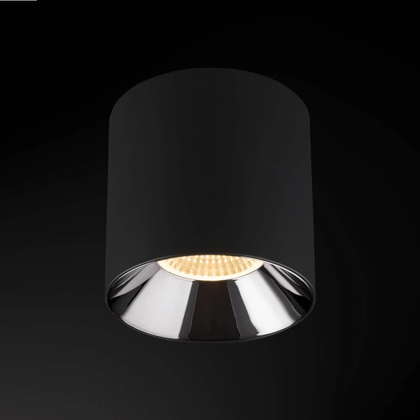 Lampa sufitowa plafon IOS 40W LED 4000K kąt 60° | czarny 8723