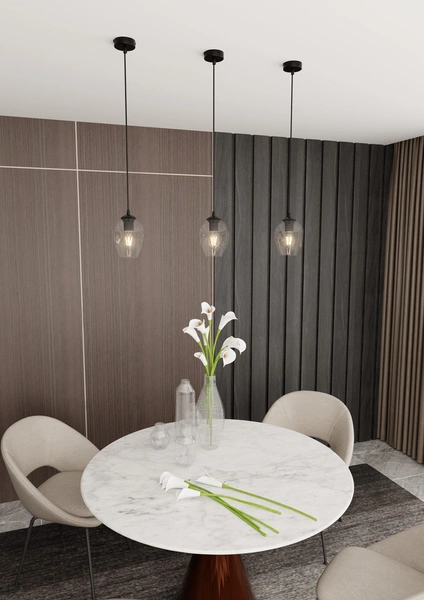 Lampa wisząca Emibig ISTAR 1 BL TRANSPARENT 679/1