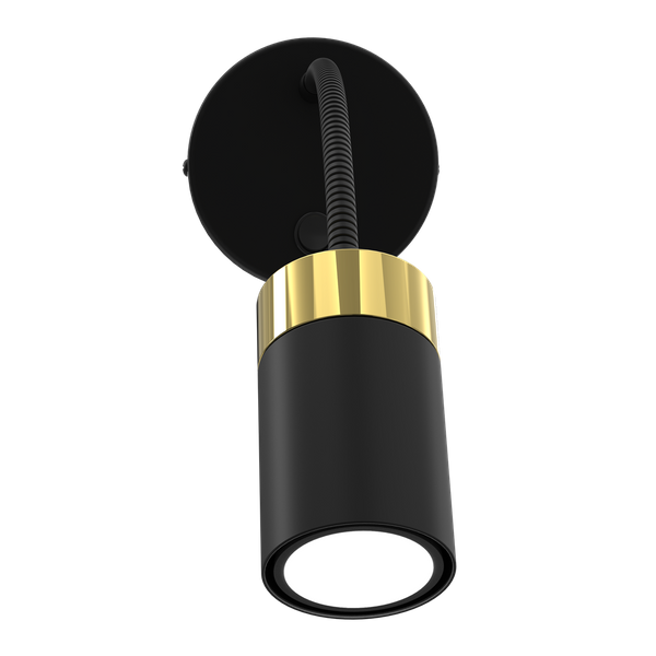 Kinkiet flex JOKER BLACK GOLD 1xGU10 | Czarny