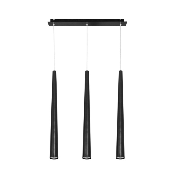 Lampa nad wyspę QUEBECK black III 5406