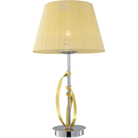 Lampa stołowa/nocna DIVA 41-55071 chrom/złoty 1x60W E27