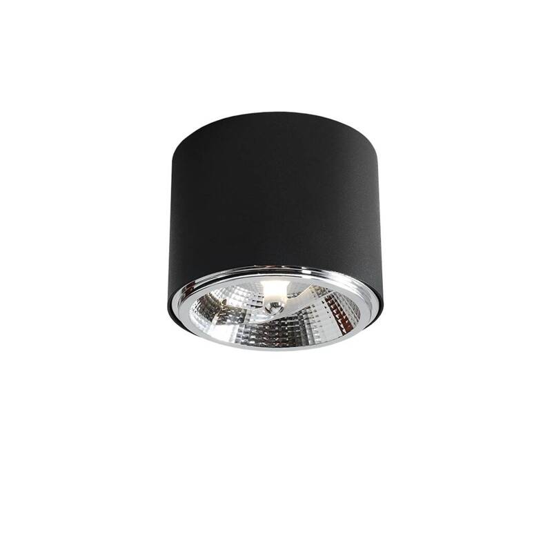 Lampa sufitowa BOT 1047PL_G, czarna, 1x35W GU10