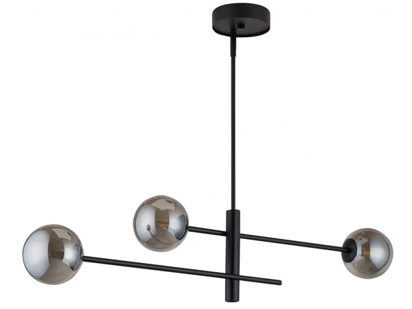 Lampa sufitowa, kule ORO 3 szary 32074
