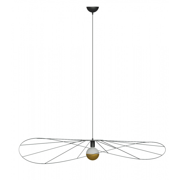Lampa wisząca ESKOLA 140 TH.012CZ czarna 1xE27