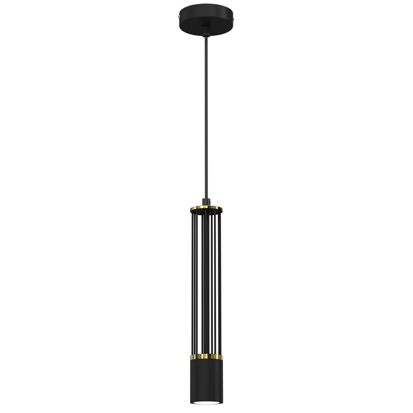 Lampa wisząca ESTILO, MLP8409. czarny/złoty, 1x40W GU10
