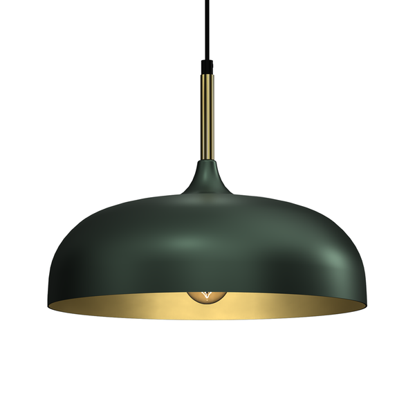 Lampa wisząca LINCOLN, MLP8032, 35 cm, zielony/złoty, 1x60W E27