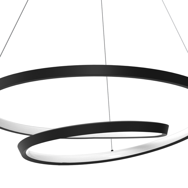 Lampa wisząca LUCERO, ML7948, czarna, 48W LED, barwa neutralna 4000K