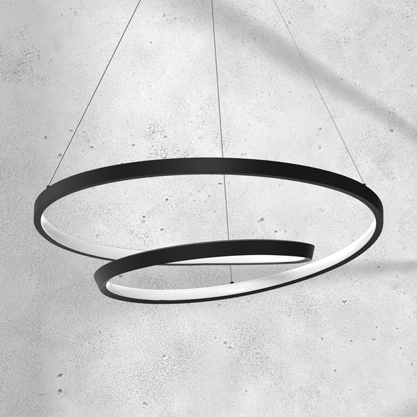 Lampa wisząca LUCERO, ML7948, czarna, 48W LED, barwa neutralna 4000K