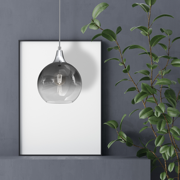 Lampa wisząca MONTE SILVER, 20 cm, MLP8320, srebrna, 1x60W E27