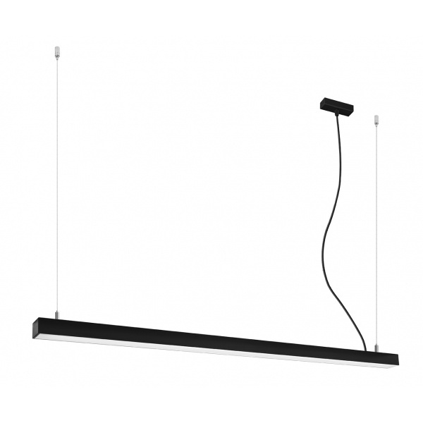 Lampa wisząca PINNE 1450 CZARNA 48W barwa ciepła 3000K TH.084