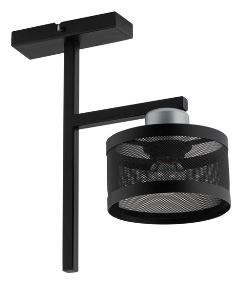 Nowoczesna lampa sufitowa OFF 1 PLAFON czarny/srebrny 32142