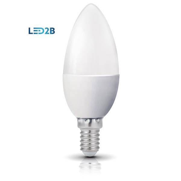 Żarówka LED E14 SW 7W barwa ZIMNOBIAŁA LED2B